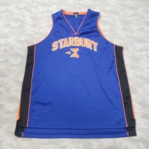 Starbury Jersey Shirt Mens 2XL Blue Marbury #3 Sleeveless